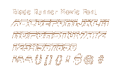 download :: Blade Runner Movie Font