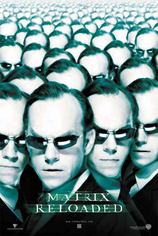 Matrix Reloaded - Intl Poster - agent Smith