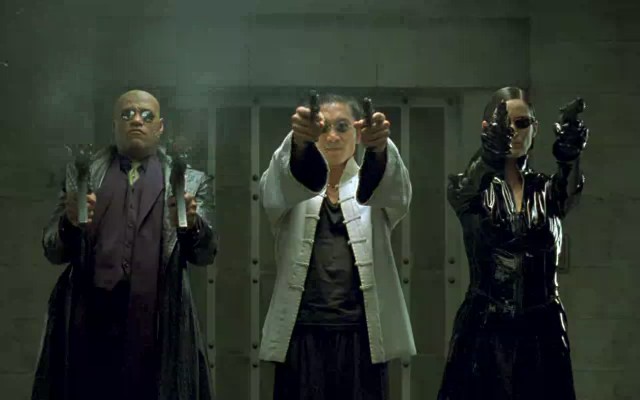 Matrix Revolutions - Intl Trailer - Morpheus, Seraph a Trinity