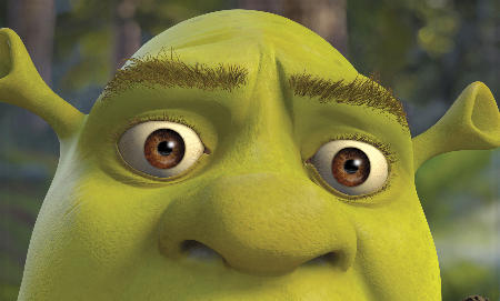 Shrek 2 - Shrek, iba oči