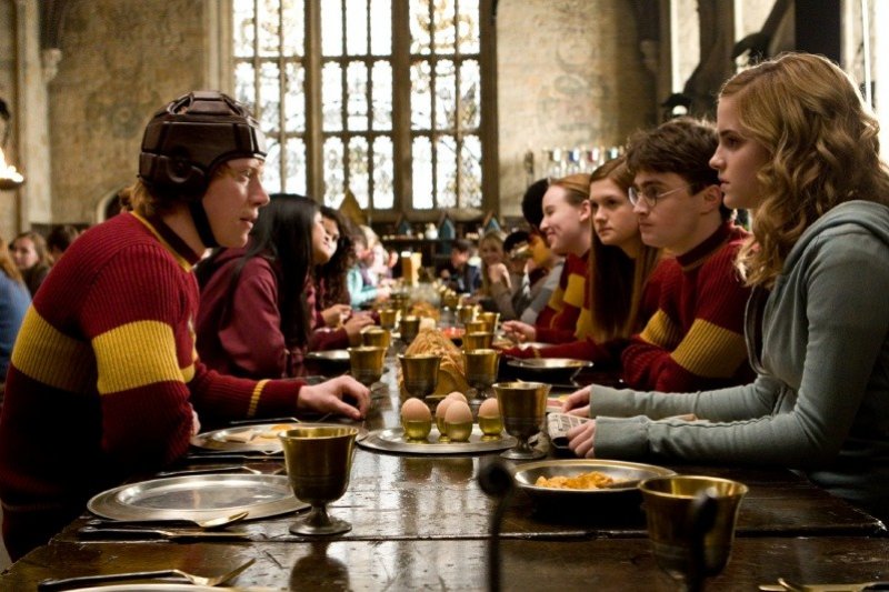 Harry Potter and the Half Blood Prince - Metlobalový tím vo Veľkej sieni