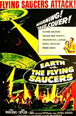 Earth vs. the Flying Saucers - poster