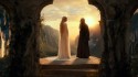 Hobbit, The: An Unexpected Journey - Scéna - Thorin a Fili za skalou sledujú orkov