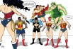 Justice League - Fan art - Justice League oblečení ako Wonder Woman