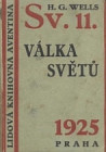 Vojna svetov, obálka 1. slovenského vydania, vyd. Bibliotheka, 1933