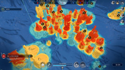 Frostpunk - "Tepelná" mapa