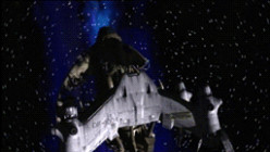 Lovec duší - Scéna - Sinclair vyrovnáva Star Fury na zachytenie lode