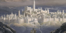 Pád Gondolinu. Vnútorná ilustrácia - Súboj s Balrogom (by Alan Lee).