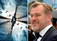 Tenet a jeho tvorca Christopher Nolan.