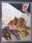 Piesočníci vs pavúk. Ukážka z komiksu Sandkings (DC Science Fiction Graphic Novel, 1987)