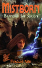 Mistborn: The Final Empire. Obálka prvího vydania (Tor, 2006)