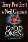 Good Omens. Obálka prvého vydania (Gollanz, 1990)