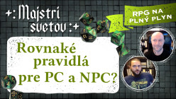 Rovnaké pravidlá pre PC a NPC? - Plagát - Cover