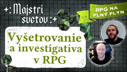 Vyšetrovanie a investigatíva v RPG - Plagát - Cover