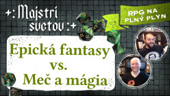 Epická fantasy vs. Meč a mágia - Plagát - Cover